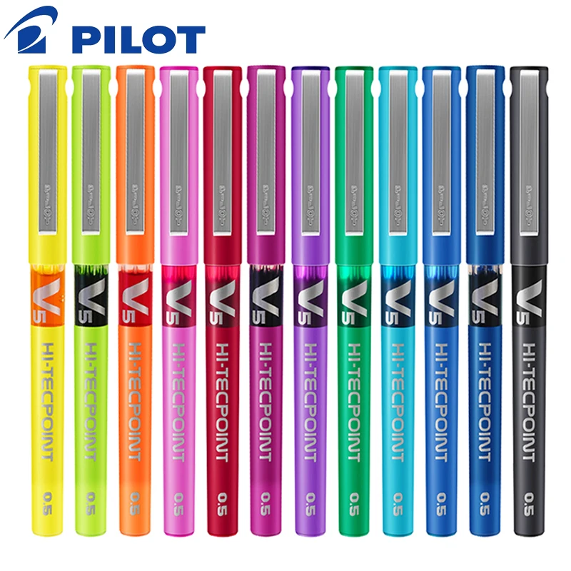 Pilot Pen V5 - قلم جل بإبرة كاملة ، قلم