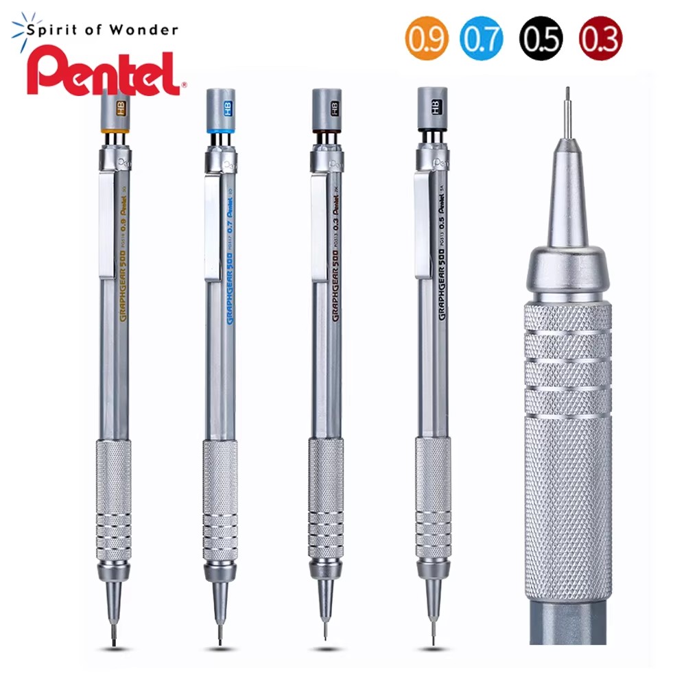 Pentel Pen Graphgear - قلم رصاص ميكانيكي بنتل جرافجير 500