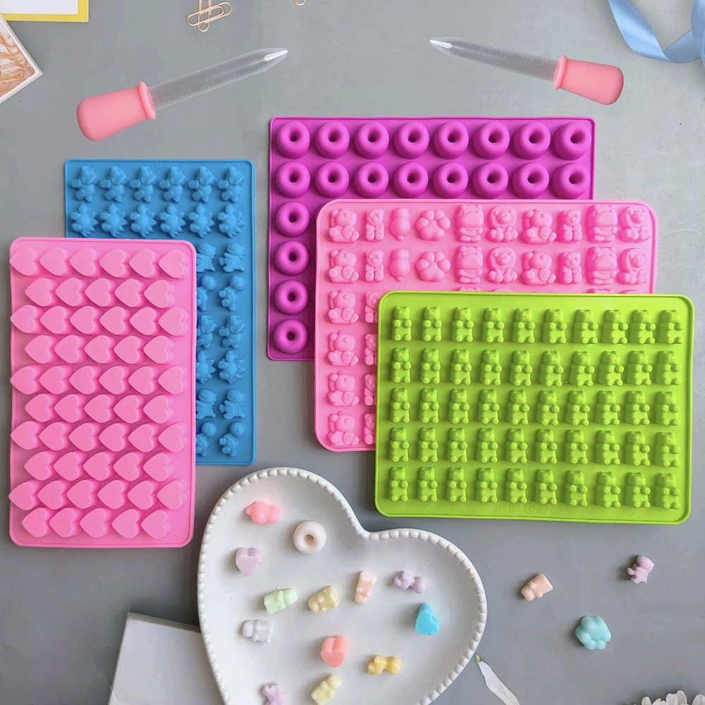 7 قطع قوالب سيليكون للحلوى مع  - مراجعة Silicone Mold Tray وسعره