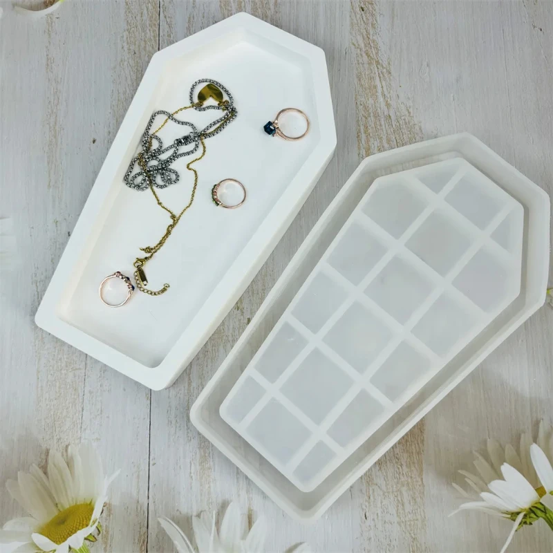 قالب راتنج على شكل تابوت الهال - مراجعة Serving Tray Mold وسعره