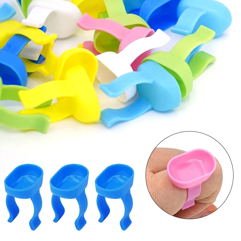 100 قطعة خلط الأسنان البنصر ال - مراجعة Mixing Cup Silicone وسعره